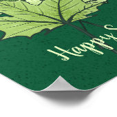 Spring Green Maple laat Natuur Lover Poster (Hoek)