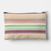 Spring Green Mauve Taupe Peach Pink Art Stripes Etui (Achterkant)