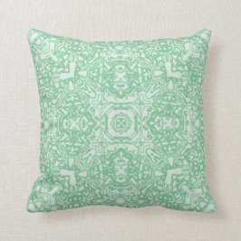 Spring Green Maze Kaleidoscope Pillow Kussen