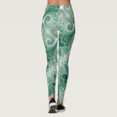 Spring Green Modern Yoga Pants Women's Girls Leggings (Achterkant)