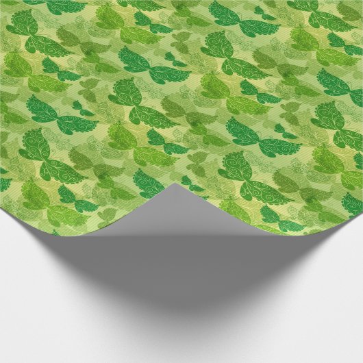 Spring Green Pattern Cadeaupapier (Hoek)