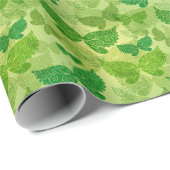 Spring Green Pattern Cadeaupapier (Rol Hoek)