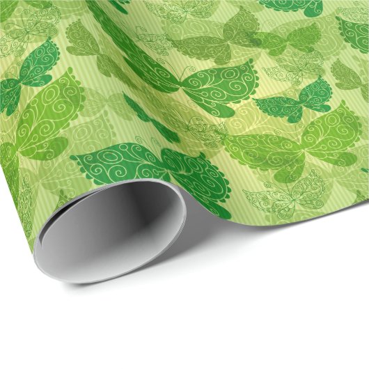 Spring Green Pattern Cadeaupapier (Rol Hoek)