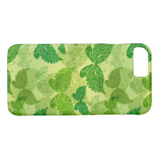 Spring Green Pattern Case-Mate iPhone Case (Achterkant (Horizontaal))