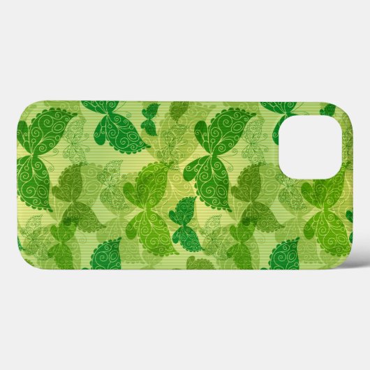 Spring Green Pattern Case-Mate iPhone Case (Achterkant (horizontaal))