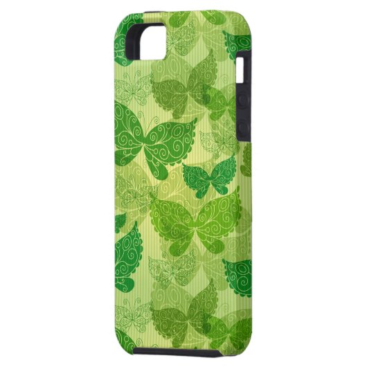 Spring Green Pattern Case-Mate iPhone Case (Achterkant Links)