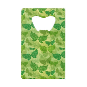 Spring Green Pattern Creditkaart Flessenopener