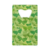 Spring Green Pattern Creditkaart Flessenopener (Achterkant)
