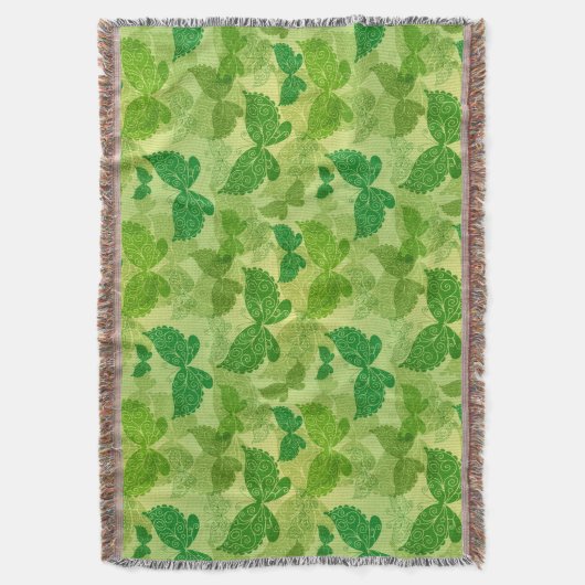 Spring Green Pattern Deken (Voorkant Verticaal)