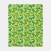 Spring Green Pattern Fleece Deken (Voorkant)