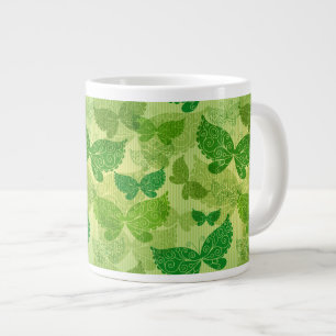 Spring Green Pattern Grote Koffiekop