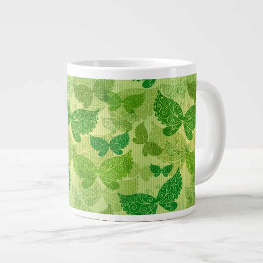 Spring Green Pattern Grote Koffiekop (Voorkant rechts)