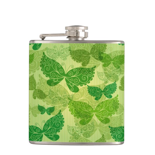 Spring Green Pattern Heupfles (Voorkant)