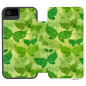 Spring Green Pattern Incipio iPhone Portemonnee Hoesje (Agenda Open)