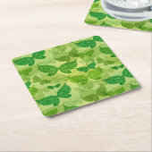 Spring Green Pattern Kartonnen Onderzetters (Schuin)