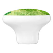 Spring Green Pattern Keramische Knop (Zijkant)