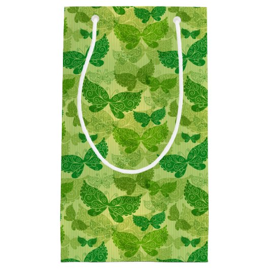 Spring Green Pattern Klein Cadeauzakje (Voorkant)