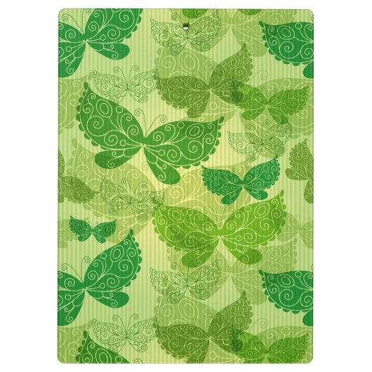 Spring Green Pattern Klembord (Achterkant)