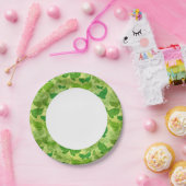 Spring Green Pattern Papieren Bordje (Feest)