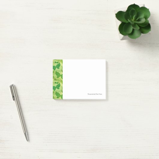 Spring Green Pattern Post-it® Notes (Kantoor)