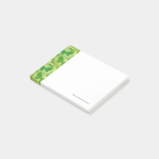 Spring Green Pattern Post-it® Notes (Schuin)
