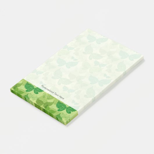 Spring Green Pattern Post-it® Notes (Schuin)