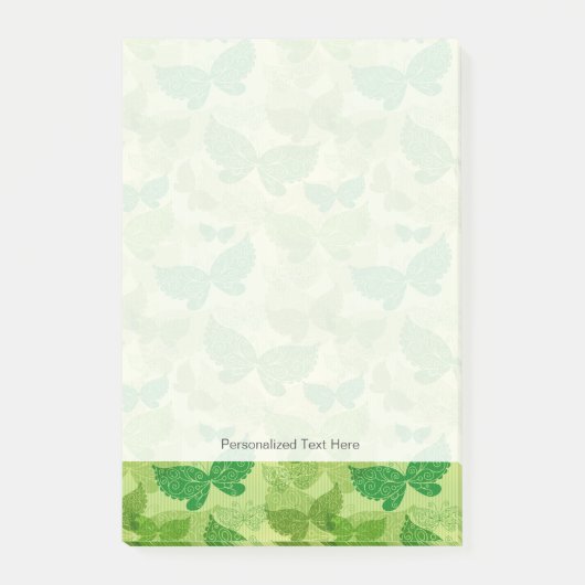 Spring Green Pattern Post-it® Notes (Voorkant)