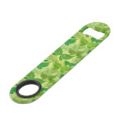 Spring Green Pattern Speed Flessenopener (Achterkant Gekanteld)