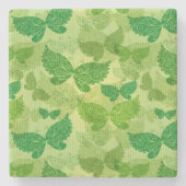 Spring Green Pattern Stenen Onderzetter (Voorkant)