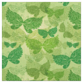 Spring Green Pattern Stof (Close Up)