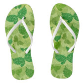 Spring Green Pattern Teenslippers (Voetbed)