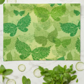 Spring Green Pattern Theedoek (Gevouwen)