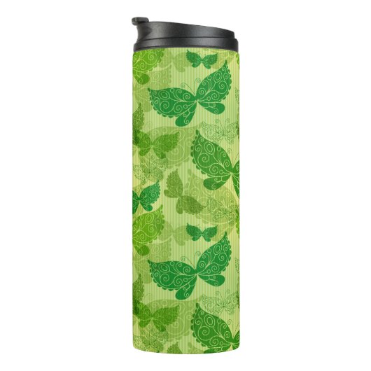 Spring Green Pattern Thermosbeker (Geroteerd rechts)