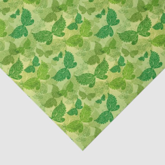 Spring Green Pattern Tissuepapier (Detail)