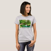 Spring Green Reflections Bijbel Verse T-Shirt (Voorkant volledig)