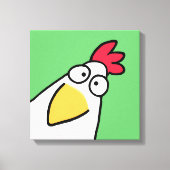 Spring Green SERIOUS CHICKEN door Sandra Boynton Canvas Afdruk (Voorkant)