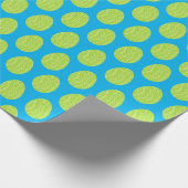 Spring Green Squiggles Easter Egg Cadeaupapier (Hoek)
