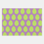 Spring Green Squiggles Easter Egg Inpakpapier Vel (Voorkant 2)