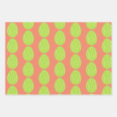 Spring Green Squiggles Easter Egg Inpakpapier Vel (Voorkant)