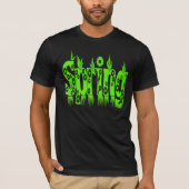 Spring Green Text Cute Floral Typografie T-shirt (Voorkant)