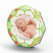 Spring Green Warm Sinaasappel Pasgeboren Nieuwe Ba Fotoblokken (Rechts)