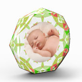 Spring Green Warm Sinaasappel Pasgeboren Nieuwe Ba Fotoblokken (Links)