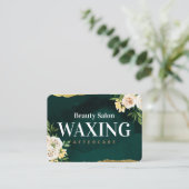 Spring Green Waxing Aftercare Card Visitekaartje (Staand voorkant)