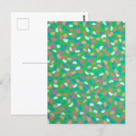 Spring Greens Painterly Art Briefkaart