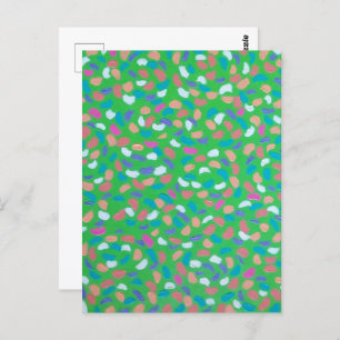 Spring Greens Painterly Art Briefkaart