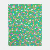 Spring Greens Painterly Art Fleece Deken (Voorkant)