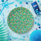 Spring Greens Painterly Art Papieren Bordje (Feest)