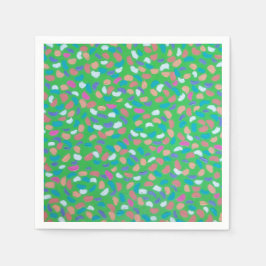 Spring Greens Painterly Art Servet