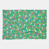Spring Greens Painterly Art Theedoek (Horizontaal)
