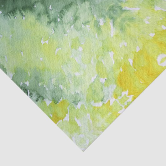 Spring Greens Summer tie dye waterverf Tissuepapier (Detail)